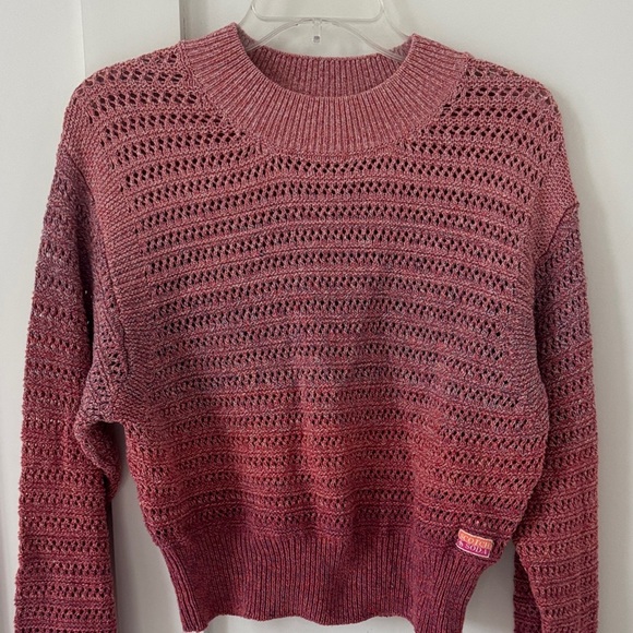 Scotch & Soda Degrade Multi-Color Pullover-Pink Punch Melange Size M - Picture 4 of 16